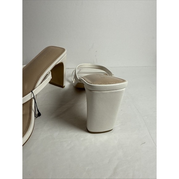 The Drop Women's weight sandals 3 1/2 inch Heel White Size 13 - Picture 6 of 6